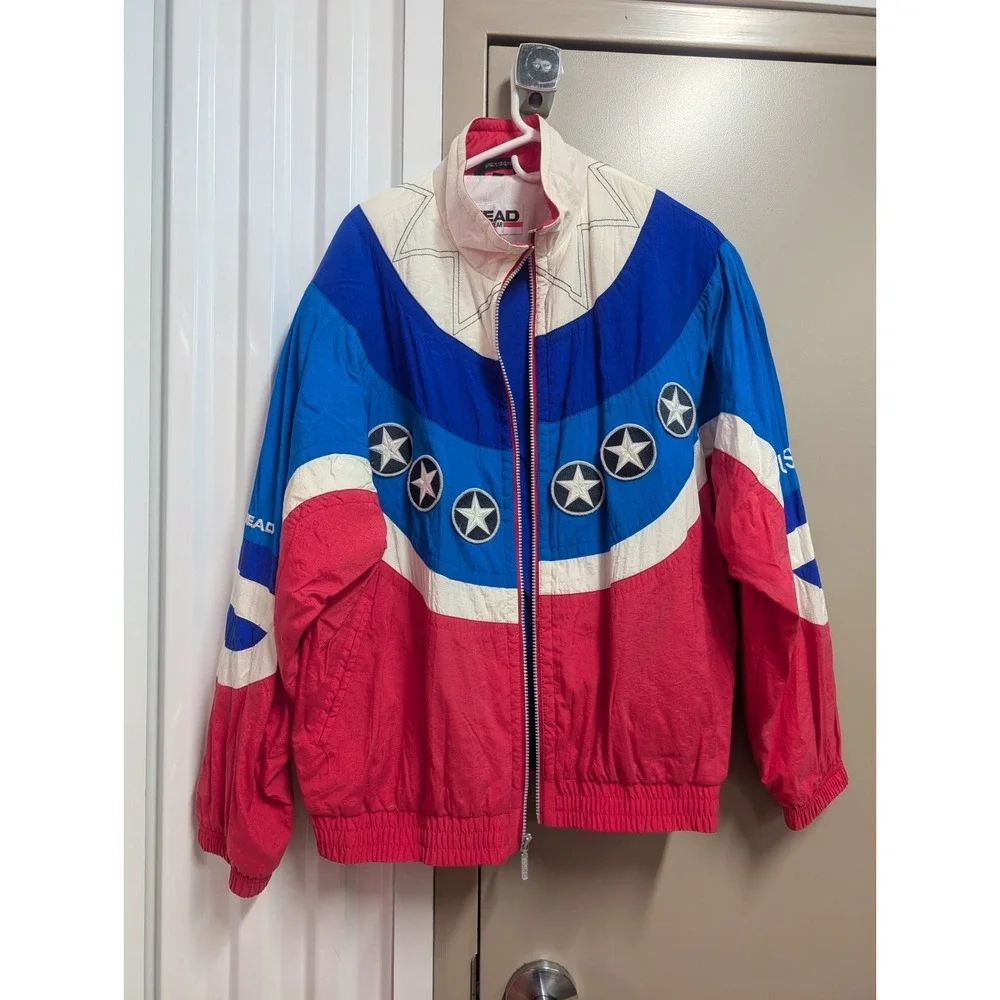 USA Vintage Circa 1990's US Olympic Jacket & Pants Set! Head Sportswear, Retro!